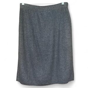 Vtg A.k.f. AFK new York Grey Sweater Skirt Layer Medium Acrylic Classic Comfort